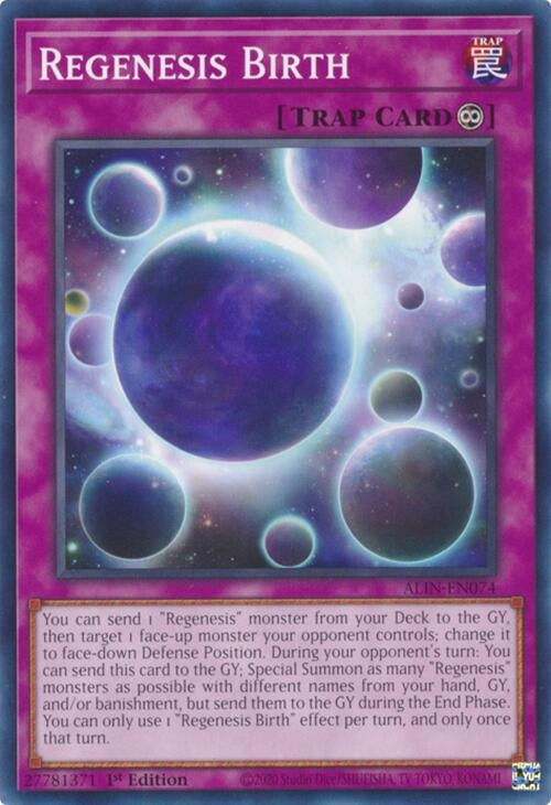 Image for Regenesis Birth (ALIN-EN074) (Alliance Insight) - YuGiOh