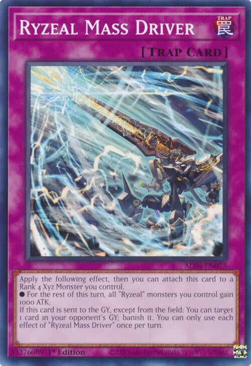 Image for Ryzeal Mass Driver (ALIN-EN075) (Alliance Insight) - YuGiOh