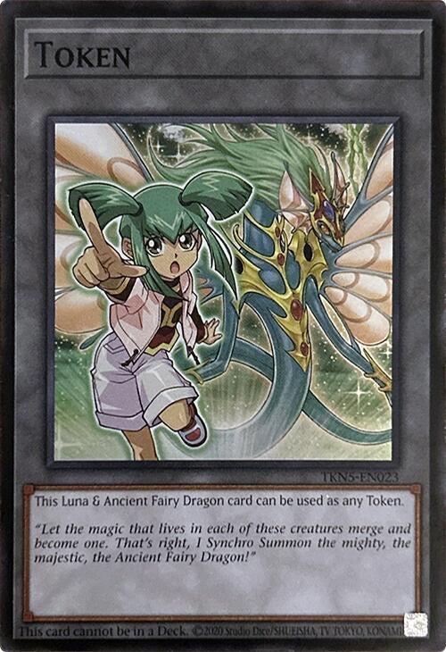 Image for Token: Luna & Ancient Fairy Dragon (TKN5-EN023) (Alliance Insight) - YuGiOh