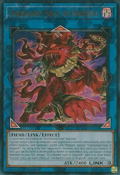 Image for Unchained Soul of Anguish (BLMM-EN158) (Battles of Legend: Monster Mayhem) - YuGiOh