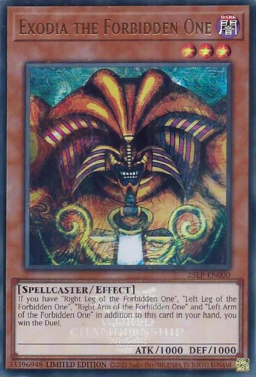 Image for Exodia the Forbidden One (EUR) (25LP-EN000) (Limited Pack World Championship 2025) (25LP) - YuGiOh