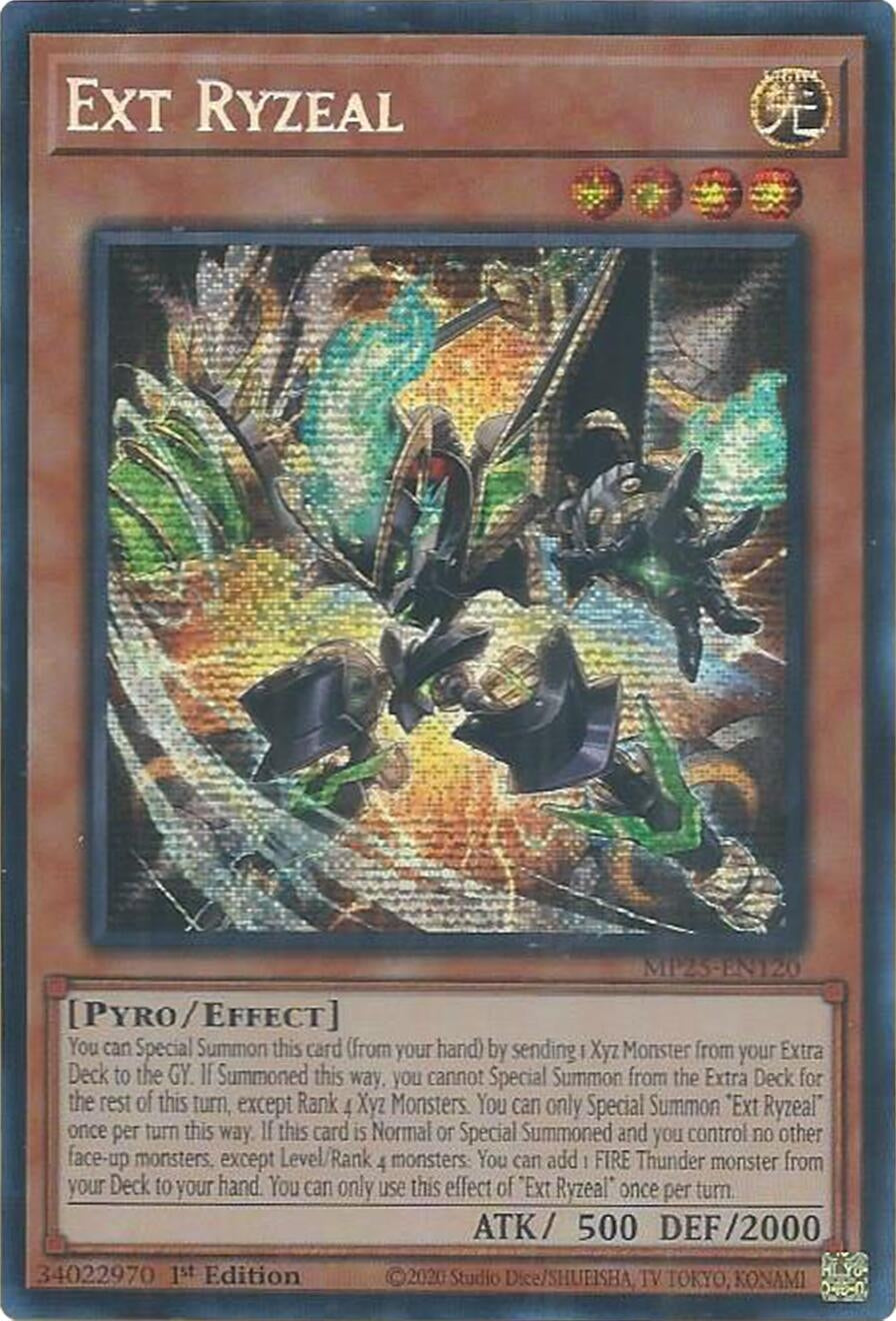 Image for Ext Ryzeal (MP25-EN120) (2025 Mega-Pack) (MP25) - YuGiOh