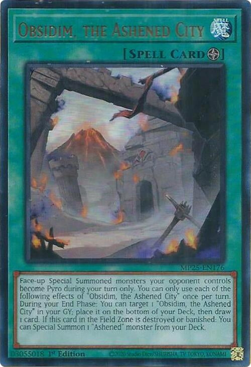 Image for Obsidim, the Ashened City (MP25-EN176) (2025 Mega-Pack) (MP25) - YuGiOh