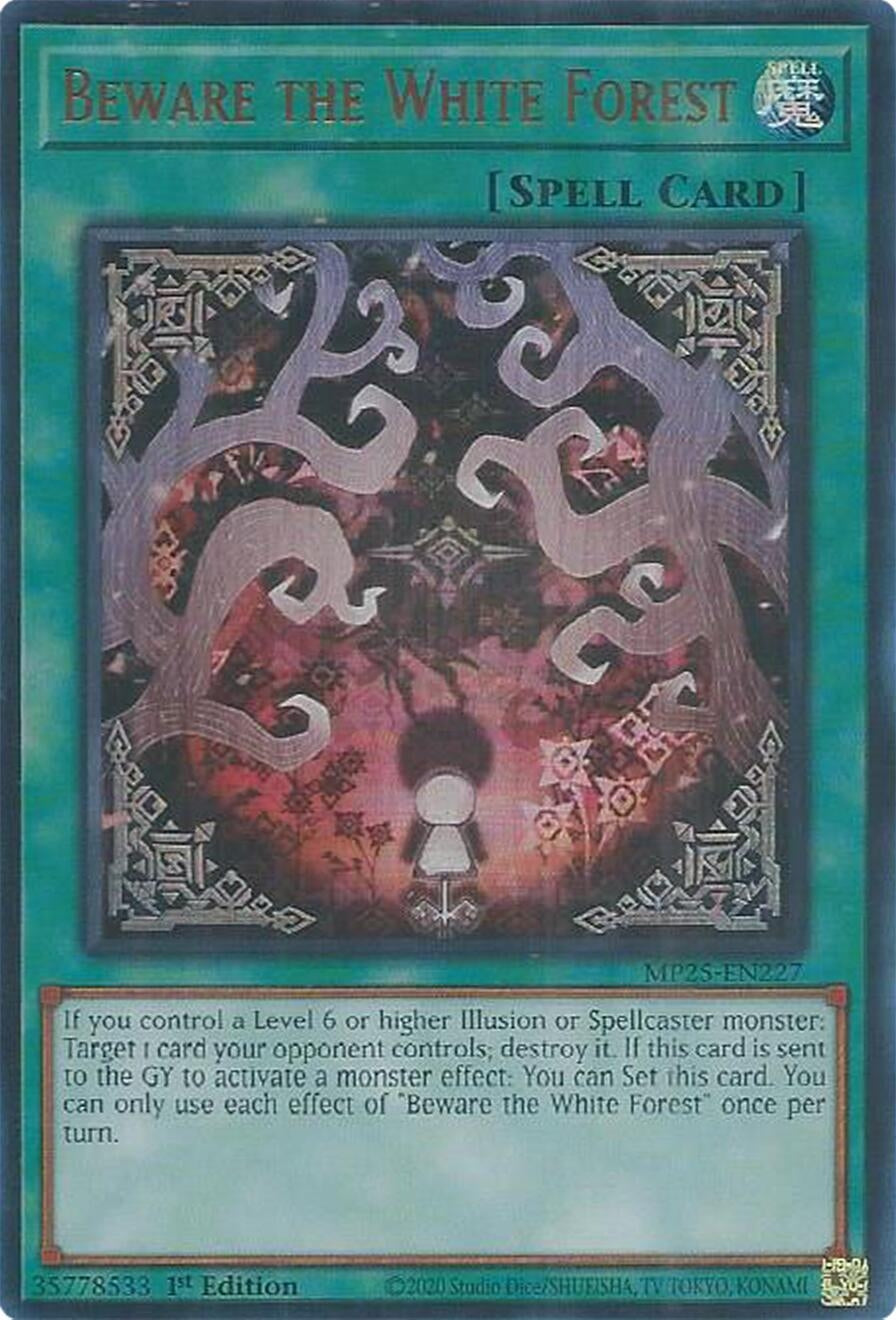 Image for Beware the White Forest (MP25-EN227) (2025 Mega-Pack) (MP25) - YuGiOh