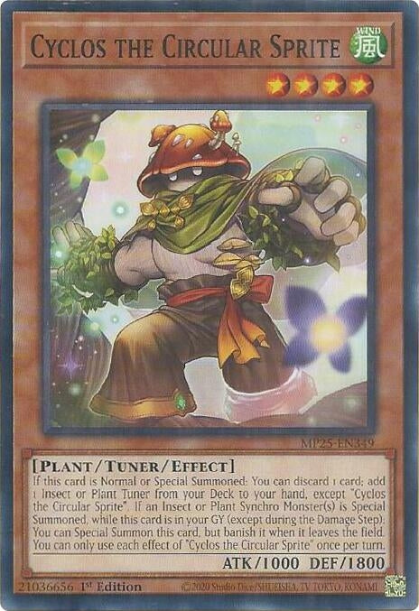 Image for Cyclos the Circular Sprite (MP25-EN349) (2025 Mega-Pack) (MP25) - YuGiOh