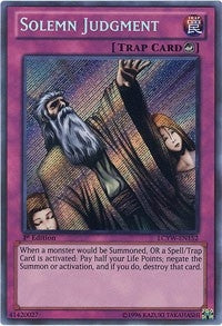 Image for Solemn Judgment (LCYW-EN152) (Legendary Collection 3: Yugi's World) - YuGiOh