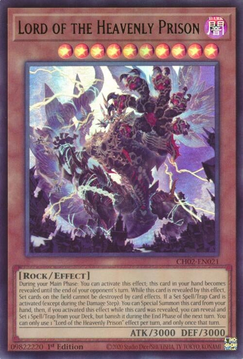Image for Lord of the Heavenly Prison (CH02-EN021) (THE CHRONICLES DECK: Spirit Charmers (All-Foil Edition)) (CH02) - YuGiOh