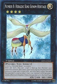 Image for Number 8: Heraldic King Genom-Heritage (ABYR-EN045) (Abyss Rising) - YuGiOh