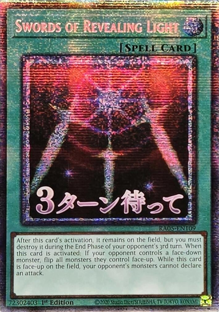 Image for Swords of Revealing Light (Starlight Rare) (RA05-EN109) (Rarity Collection 5) (RA05) - YuGiOh