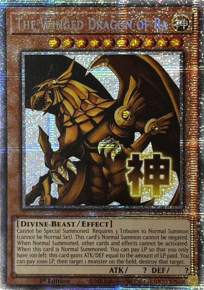 Image for The Winged Dragon of Ra (Starlight Rare) (RA05-EN130) (Rarity Collection 5) (RA05) - YuGiOh
