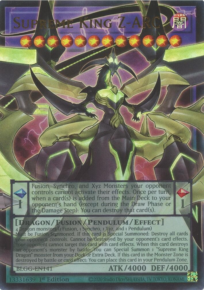 Image for Supreme King Z-ARC (BLGG-EN141) (Battles of Legend: Glorious Gallery) (BLGG) - YuGiOh