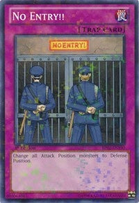 Image for No Entry!! (Mosaic Rare) (BP02-EN190) (Battle Pack 2: War of the Giants) - YuGiOh