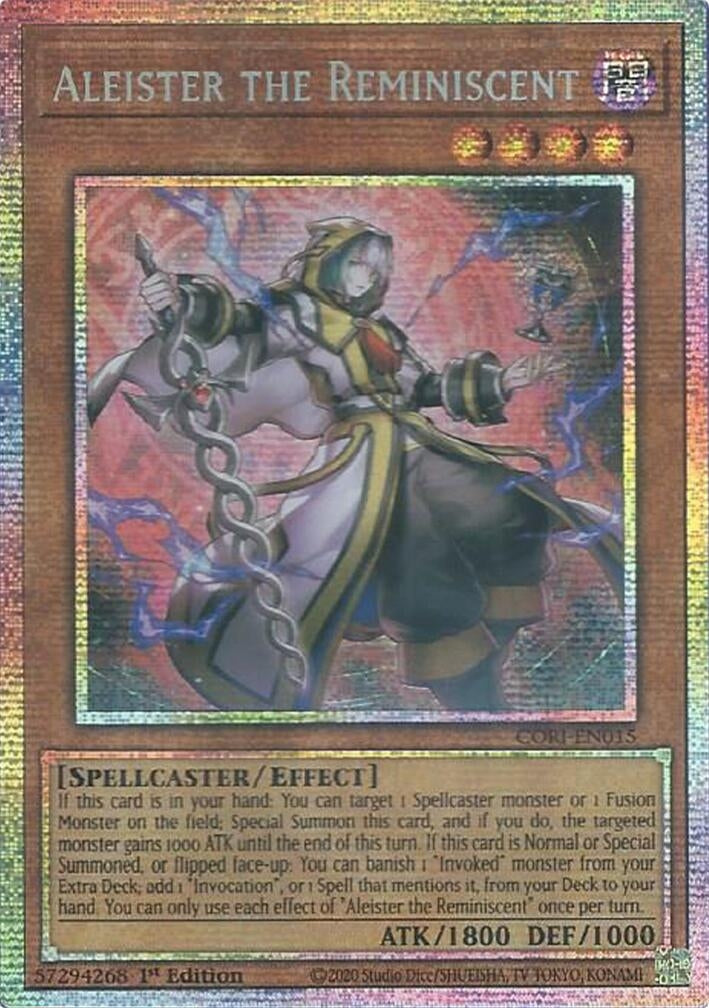 Image for Aleister the Reminiscent (Starlight Rare) (CORI-EN015) (Chaos Origins) (CORI) - YuGiOh