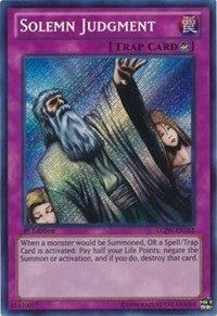 Image for Solemn Judgment (LCJW-EN182) (Legendary Collection 4: Joey's World) - YuGiOh