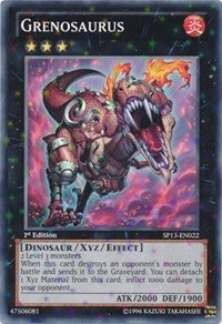 Image for Grenosaurus (Starfoil) (SP13-EN022) (Star Pack 2013) - YuGiOh
