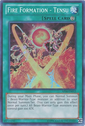 Image for Fire Formation - Tensu (AP04-EN012) (Astral Pack 4) - YuGiOh