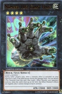 Image for Number 106: Giant Hand (YCSW-EN006) (Yu-Gi-Oh! Championship Series Prize Cards) - YuGiOh