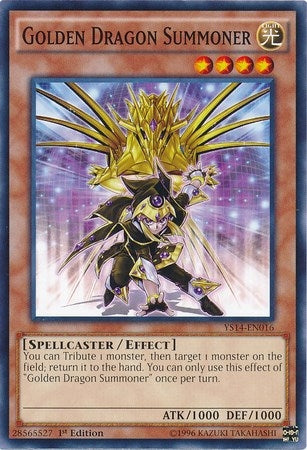 Image for Golden Dragon Summoner (YS14-EN016) (Super Starter: Space-Time Showdown) - YuGiOh