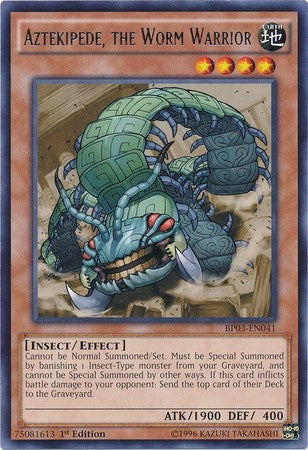 Image for Aztekipede, the Worm Warrior (BP03-EN041) (Battle Pack 3: Monster League) - YuGiOh