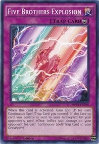 Image for Five Brothers Explosion (MP14-EN058) (2014 Mega-Tins Mega Pack) - YuGiOh