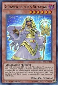 Image for Gravekeeper's Shaman (MP14-EN214) (2014 Mega-Tins Mega Pack) - YuGiOh