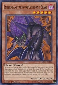 Image for Interplanetarypurplythorny Beast (MP14-EN246) (2014 Mega-Tins Mega Pack) - YuGiOh
