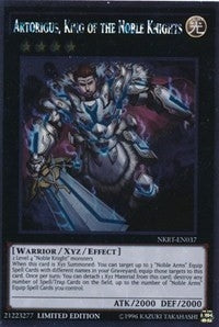 Image for Artorigus, King of the Noble Knights (NKRT-EN037) (Noble Knights of the Round Table Box Set) - YuGiOh