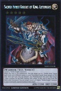 Image for Sacred Noble Knight of King Artorigus (NKRT-EN038) (Noble Knights of the Round Table Box Set) - YuGiOh