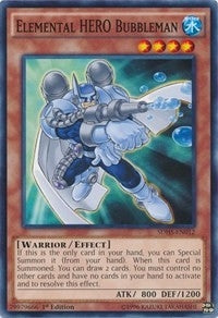 Image for Elemental HERO Bubbleman (SDHS-EN012) (Structure Deck: HERO Strike) - YuGiOh