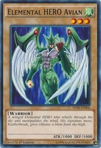 Image for Elemental HERO Avian (SDHS-EN006) (Structure Deck: HERO Strike) - YuGiOh