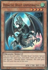 Image for Heraldic Beast Amphisbaena (WSUP-EN003) (World Superstars) - YuGiOh