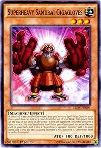 Image for Superheavy Samurai Gigagloves (CROS-EN007) (Crossed Souls) - YuGiOh