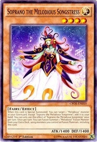 Image for Soprano the Melodious Songstress (CROS-EN010) (Crossed Souls) - YuGiOh