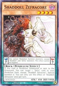 Image for Shaddoll Zefracore (CROS-EN023) (Crossed Souls) - YuGiOh