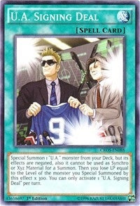 Image for U.A. Signing Deal (CROS-EN088) (Crossed Souls) - YuGiOh